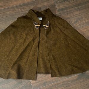 100% Wool Handmade Cape